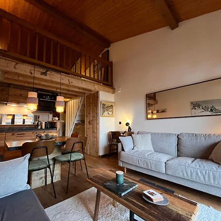 Appartement Ensoleille Aux Tines, Vue Massif Chamonix Eksteriør billede